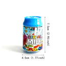 Empty PET Plastic Soda Can Jars 3.5g 8ct Display Box