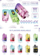 iJoy XP50,000 puffs 20ml 5% Nic Disposable Vape 5ct Display Box