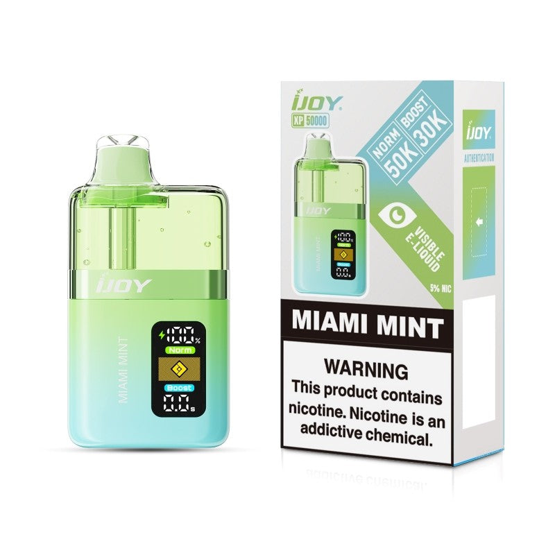 iJoy XP50,000 puffs 20ml 5% Nic Disposable Vape 5ct Display Box
