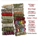 Sage Variety Pack Smudging Bundle 10pk Assorted Flavors 1ct Bag