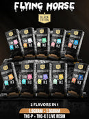 Flying Hours Black Edition THC-P+THC-X Live Resin 1.9g+1.9g 2 in 1 Flavor Sativa X Indica Disposable Vape 5ct Display Box