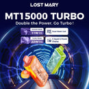 Lost Mary Turbo Thermal Edition MT15,000 Puffs 16ml 50mg 5ct Display - Premium  from H&S WHOLESALE - Just $39! Shop now at O&Z WHOLESALE