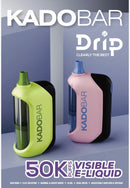 Kado Bar Drip 50,000 Puffs 5% Nic Disposable Vape 5ct Display Box