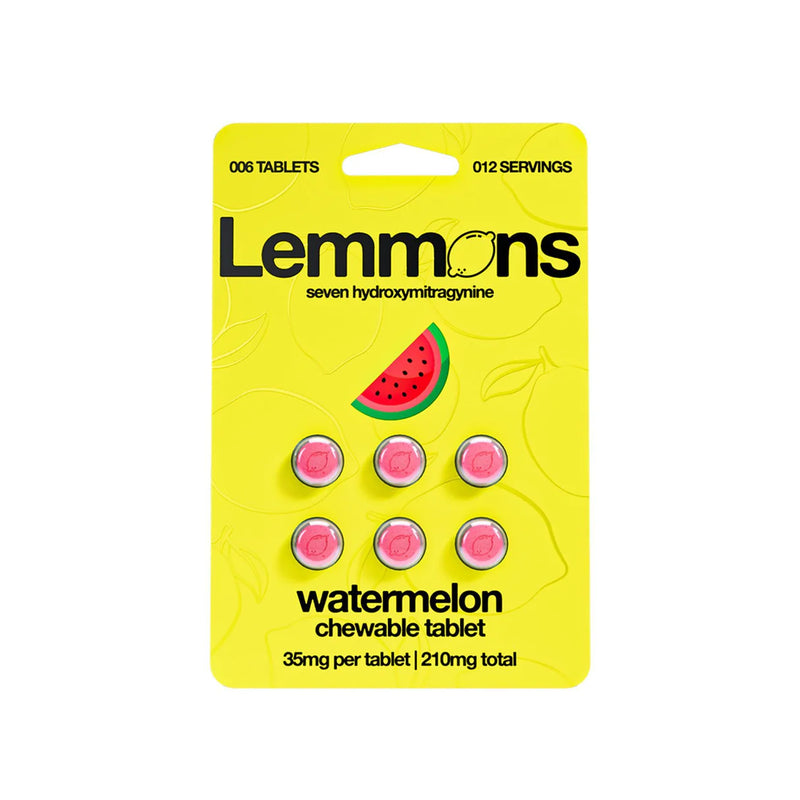 Lemmons 7-Hydroxymitragynine 6pk 210mg Chewing tablet 6ct Display Box