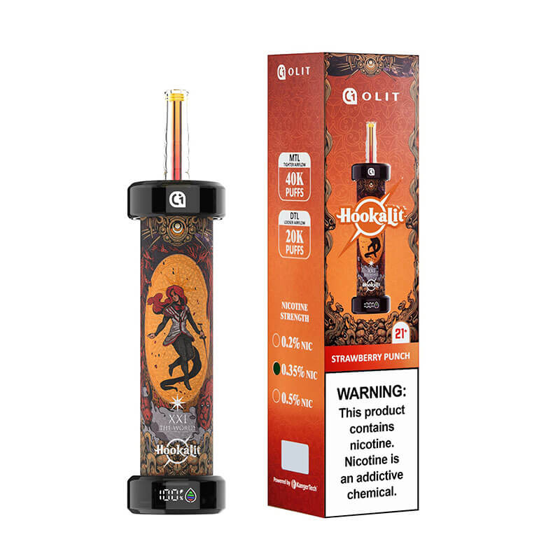 Olit Hookalit 40,000 Puffs 35% Nicotine 40ml 5ct Disposable Vape