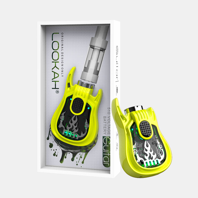 Lookah Guitar 350mAh VV 510 Cartridge Preheat Vape Battery 1ct - Premium  from O&Z WHOLESALE - Just $16.50! Shop now at O&Z WHOLESALE