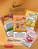 LOOSE LEAF 5 blunt Wraps 8pk display - Premium  from H&S WHOLESALE - Just $45! Shop now at H&S WHOLESALE