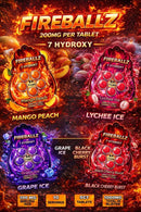 FIREBALLS 7-Hydroxy + Mitragynine 5pk 200mg Per Chewing Tablet 10ct Display Box