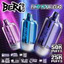 Beri CLIQ Pods 50,000 Vape 18ml 50mg Nic 5ct Display Box