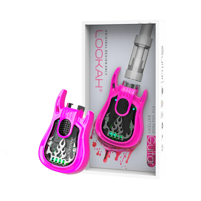 Lookah Guitar 350mAh VV 510 Cartridge Preheat Vape Battery 1ct - Premium  from O&Z WHOLESALE - Just $16.50! Shop now at O&Z WHOLESALE