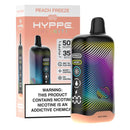 Hyppe Infiniti 50,000 Puffs 360* HD Flax Screen 5% Nic Disposable Vape 5ct Display Box