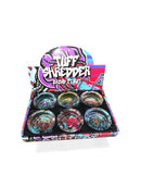 Tuff Shredder Grind It Out Glass Ashtray Mix Design 6ct Display Box