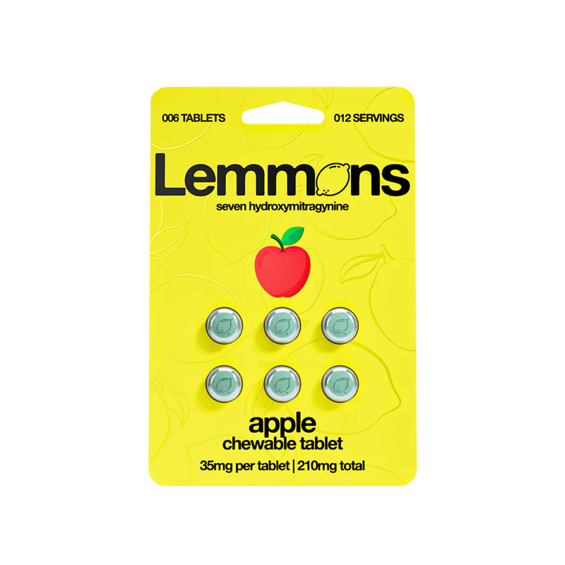 Lemmons 7-Hydroxymitragynine 6pk 210mg Chewing tablet 6ct Display Box