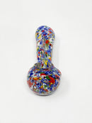 Clear Glass Confetti 5’’ Large Hand Pipe 1ct LP-056