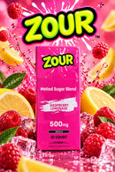 Zour Stash Delta 8 Melted Sugar Blend 500mg Disposable Vape 10ct Display Box