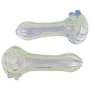 Clear Glass Scribble Large 5’’ Hand Pipe Style#93 LP-093 #10690