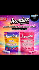Homiez Botanicals Blend 10pk 50mg Per Chewing Tablet 5ct Display Box
