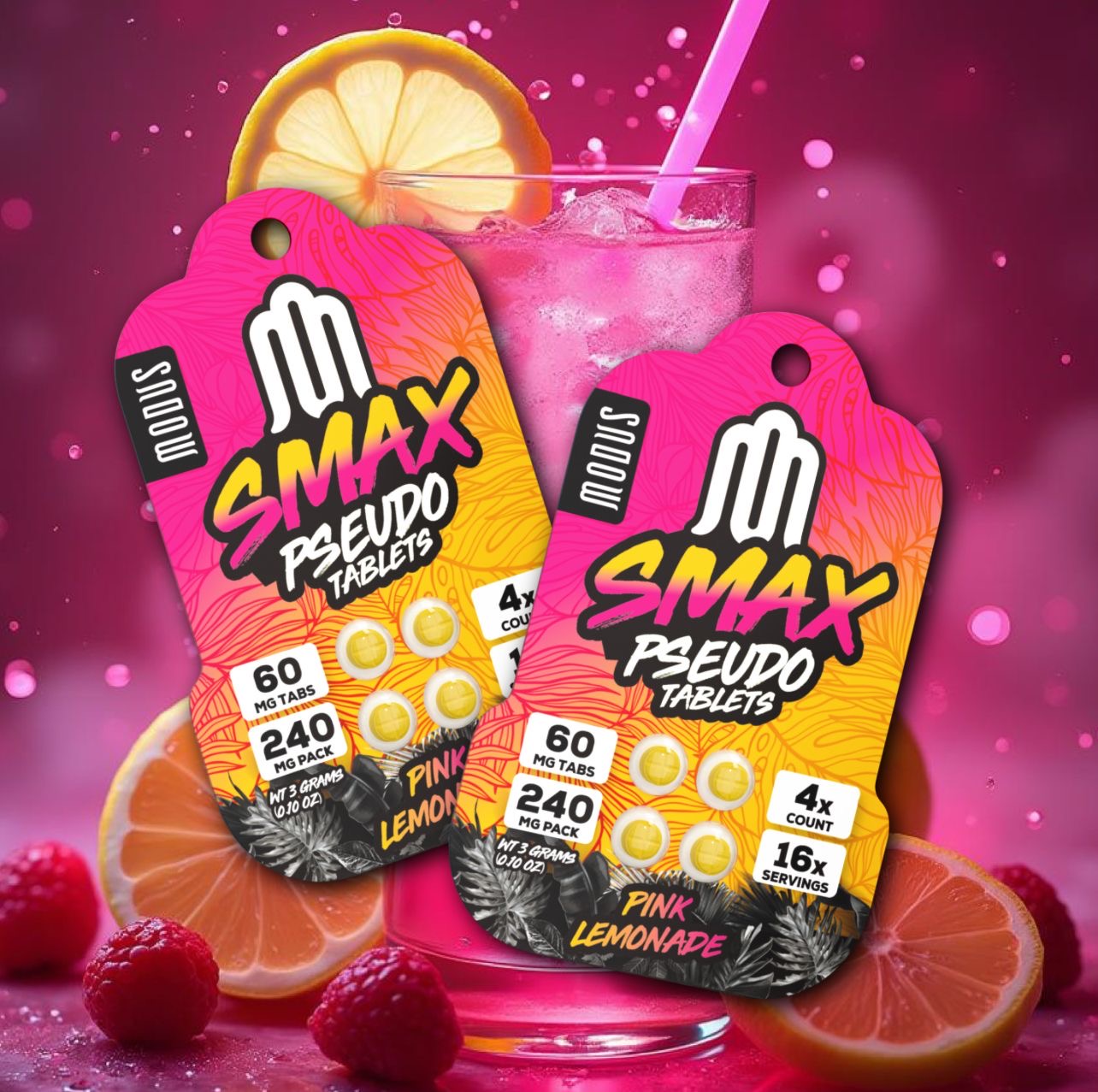 Modus Pseudoindoxyl 60mg 4pk Tablets 10ct Display Box