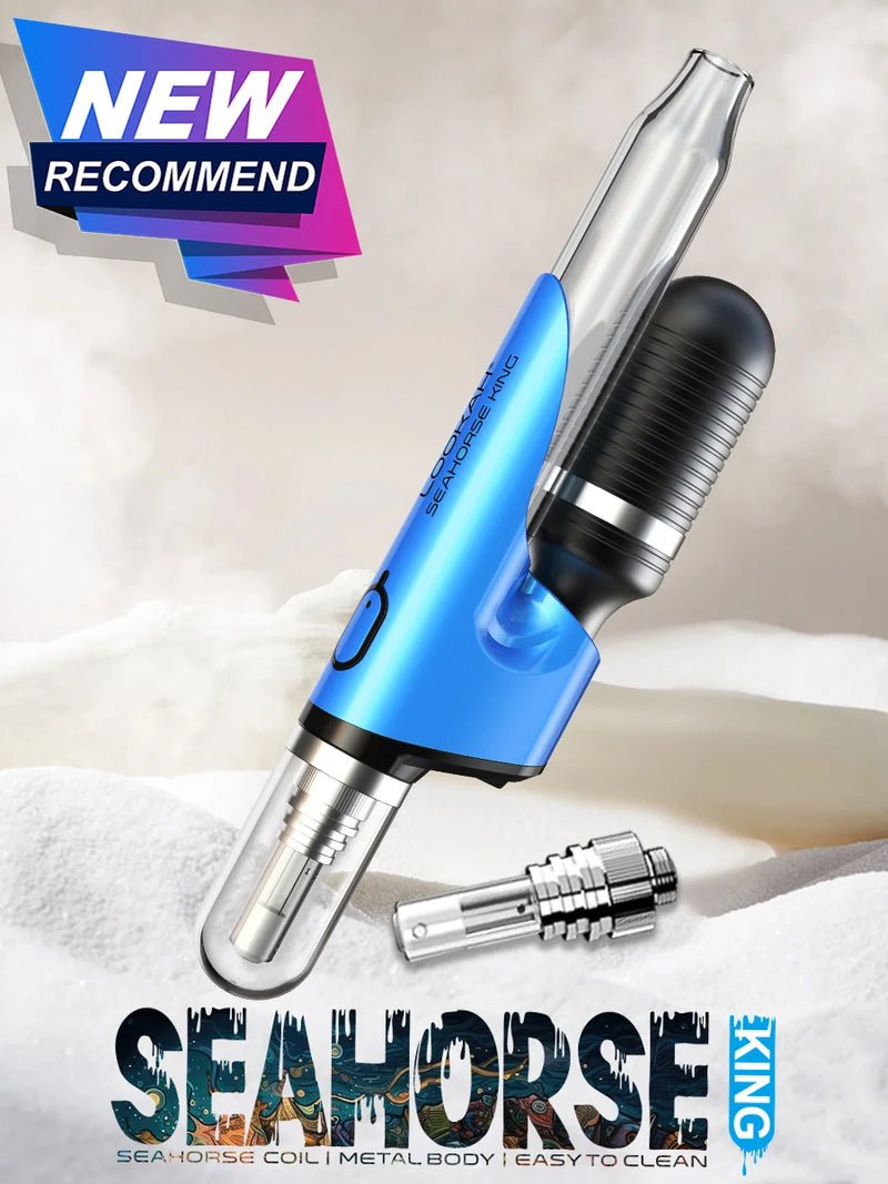 Lookah Seahorse King 950mAh VV Electric Nectar Collector Dab Pen Vaporizer 1ct - Premium  from O&Z WHOLESALE - Just $37.25! Shop now at O&Z WHOLESALE