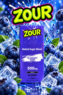 Zour Stash Delta 8 Melted Sugar Blend 500mg Disposable Vape 10ct Display Box