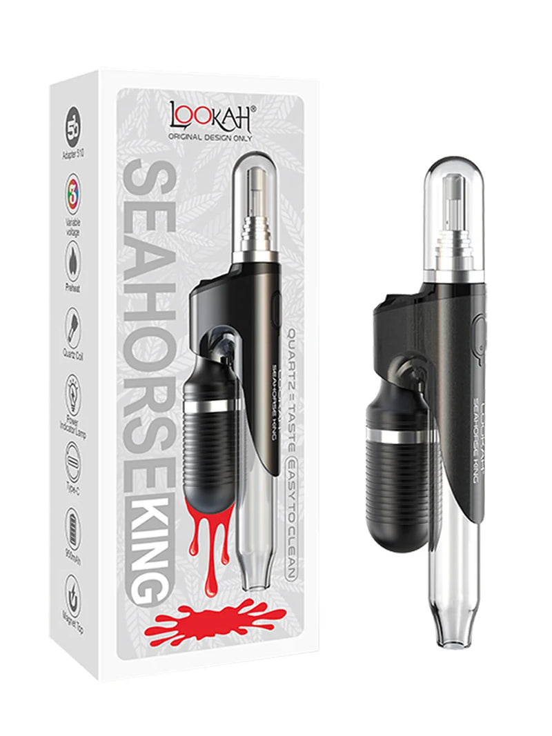 Lookah Seahorse King 950mAh VV Electric Nectar Collector Dab Pen Vaporizer 1ct - Premium  from O&Z WHOLESALE - Just $37.25! Shop now at O&Z WHOLESALE