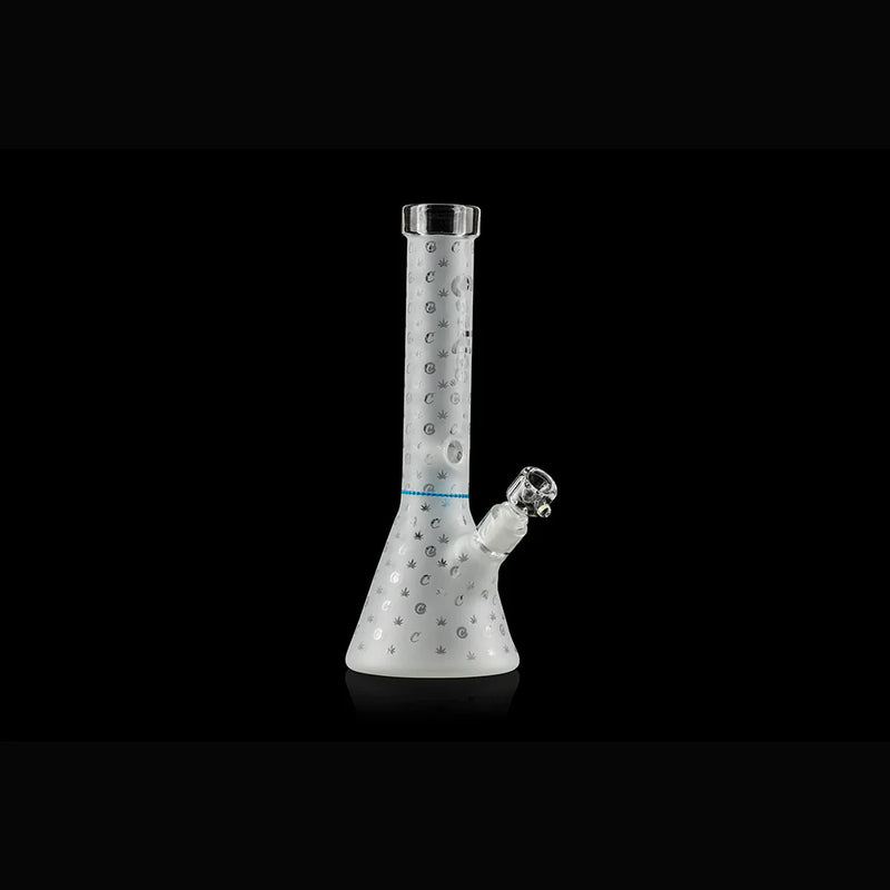 Cookies V Beaker Tube Glass With Grinder Clear 4pc 1ct Box CKW-009