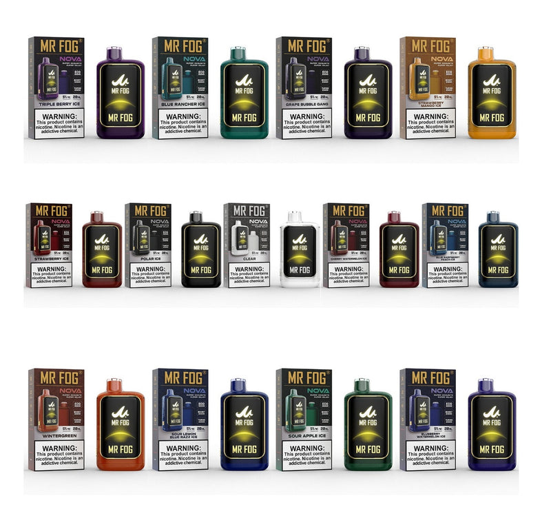Mr Fog Nova 36,000 Puffs 5% Nic 20ml 5ct Disposable Vape