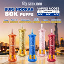 Geek Bar Burj Hookah 80,000 Puffs 25ml Disposable Vape 5ct Display Box