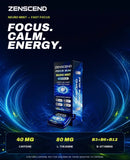 Zenscend Instant Focus Neuro Mint 12pk Focus Gum 10ct Display Box