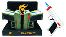 Clickit Large Pistol Gun Torch Lighter 10ct Display Box GH-9073