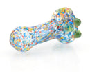 Clear Glass Confetti 5’’ Large Hand Pipe 1ct LP-056
