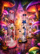 13.5” Aleaf Shroom Vase Water Pipe 1ct