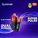 Geek Bar CLIO Kit 50,000 Puffs 16ml 50mg Nic Disposable Vape 5ct Display Box