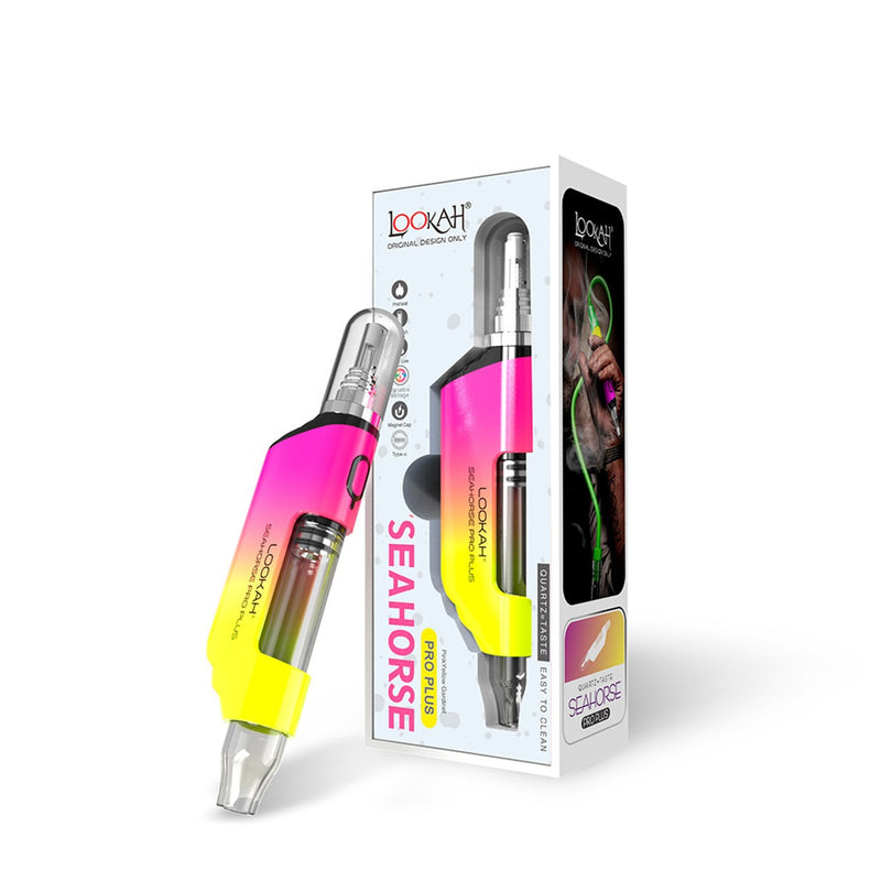Lookah Seahorse Pro Plus Gardient Edition 650mAh Preheat VV Dab Pen Vaporizer Starter Kit 1ct - Premium  from O&Z WHOLESALE - Just $32! Shop now at O&Z WHOLESALE