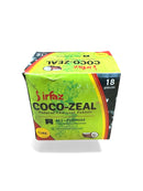 Coco-Zeal Charcoal Cubes 18 Pieces Coconut Flavored 1ct Box ￼