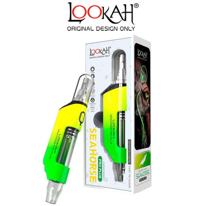 Lookah Seahorse Pro Plus Gardient Edition 650mAh Preheat VV Dab Pen Vaporizer Starter Kit 1ct - Premium  from O&Z WHOLESALE - Just $32! Shop now at O&Z WHOLESALE