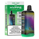 Hyppe Infiniti 50,000 Puffs 360* HD Flax Screen 5% Nic Disposable Vape 5ct Display Box