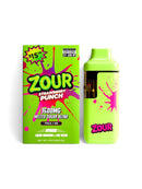 Zour Stash 1.5g Melted Sugar Blend THC-A + D9 Liquid Diamond X Live Resin Disposable Vape 5ct Display Box ( Pre Priced $15.99 )