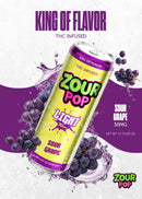 Zour Pop Light THC 30mg Drinks 4pk Cans 1ct Display Box