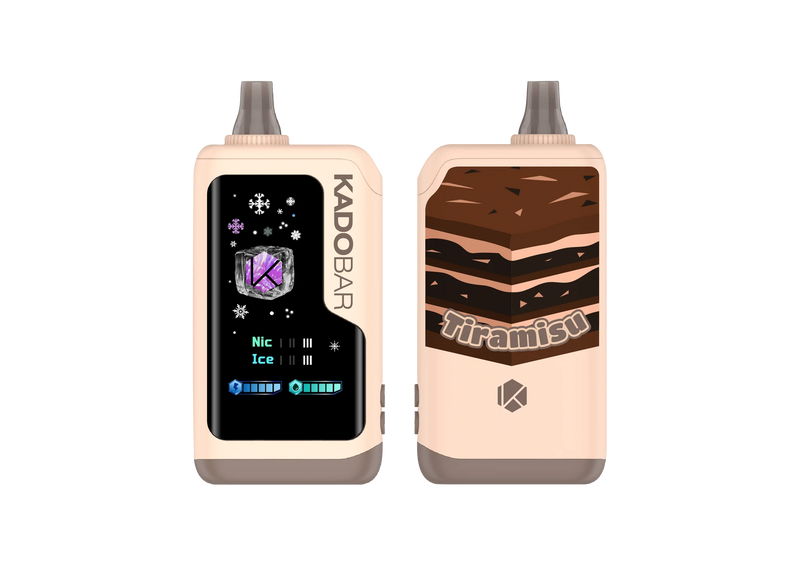 Kado Bar Dessert Edition 5% Nic + Ice Control 40,000 Puffs Disposable Vape 5ct Display Box