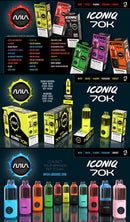MIA ICONIQ 70.000 Puffs Disposable Vape 5ct Display Box ( Coming Soon )