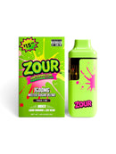 Zour Stash 1.5g Melted Sugar Blend THC-A + D9 Liquid Diamond X Live Resin Disposable Vape 5ct Display Box ( Pre Priced $15.99 )
