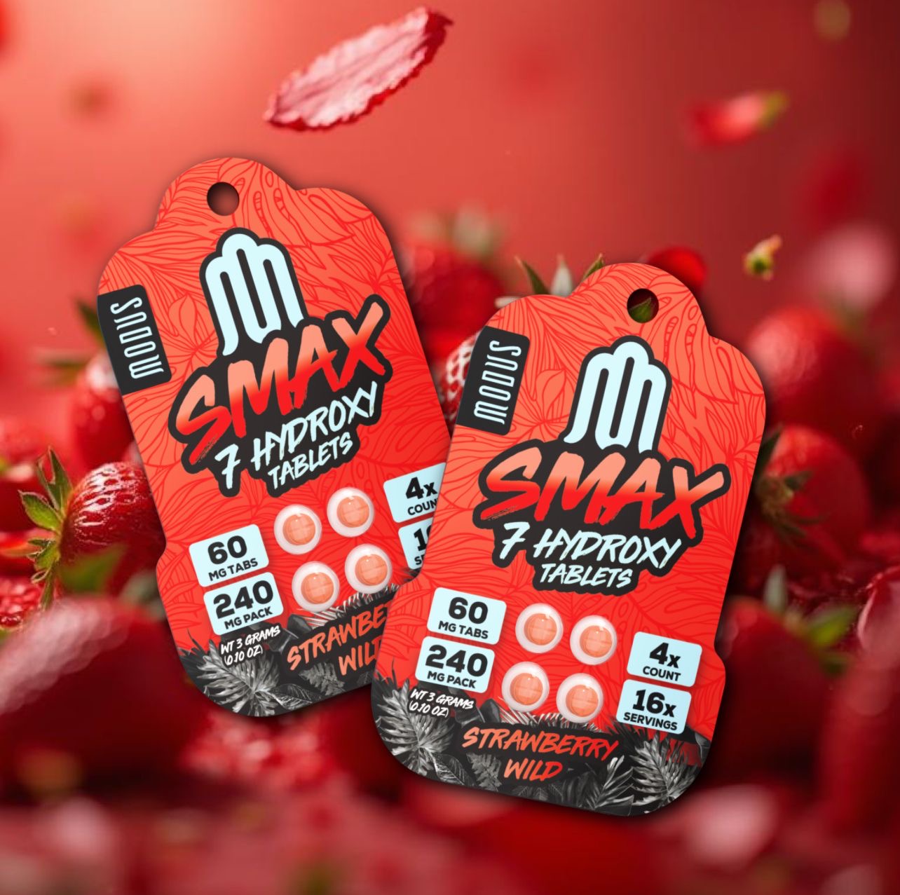 Modus 7-Hydroxy SMAX 60mg 4pk Tablets 10ct Display Box