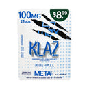 KLAZ Cat’s Claw Extract 2pk 100mg Tabz Pre-Priced $8.99 25ct Display Box