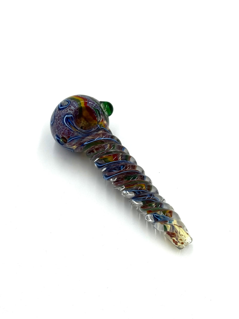 4.5’’ Humboldt Glass Large Dichro Twist Fuzion Hand Pipe 1ct HP-306 Assorted Colors
