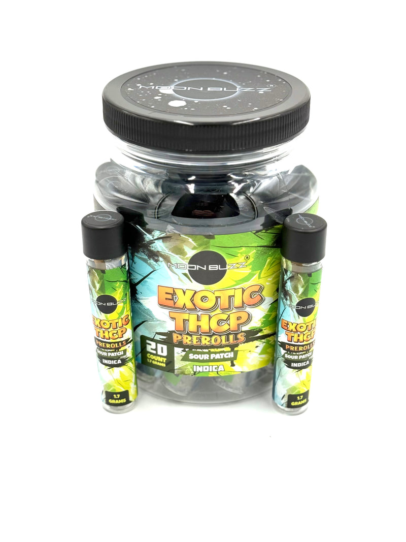 MOON BUZZ EXOTIC THC-P PRE ROLLS 1.7g Per Prerolls 20ct Jar