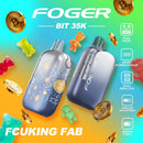 Foger Bit 35,000 Puffs 5% Nic Disposable Vape 5ct Display Box
