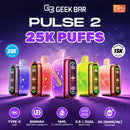 Geek Bar Pulse X2 | 25,000 Puffs 5% Nic 16ml Disposable Vape 5ct Display Box