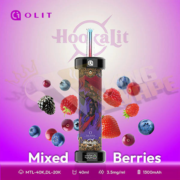 Olit Hookalit 40,000 Puffs 35% Nicotine 40ml 5ct Disposable Vape
