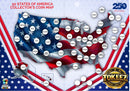 BAOBUN Need 2 Squeeze With Collectible 50 States Coins Map For Kids